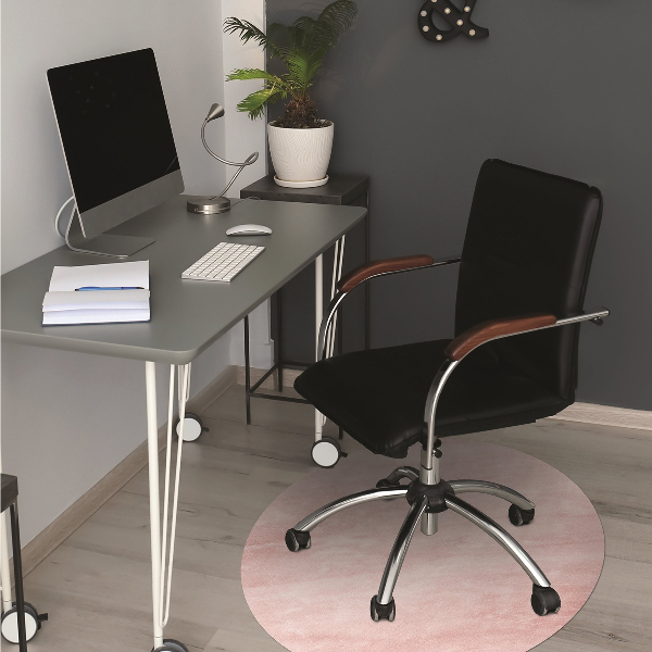Tapis de chaise de bureau Texture rose