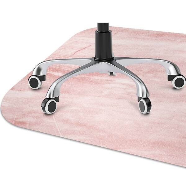 Tapis de chaise de bureau Texture rose