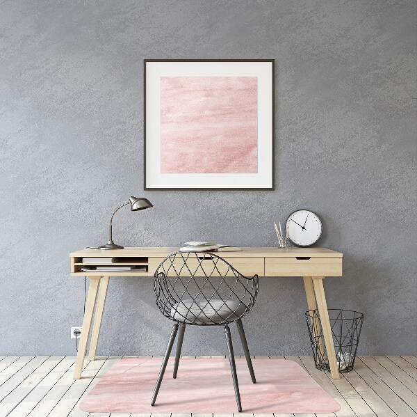 Tapis de chaise de bureau Texture rose