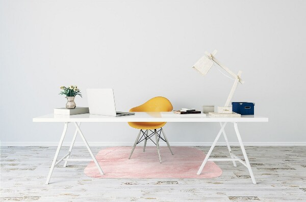 Tapis de chaise de bureau Texture rose