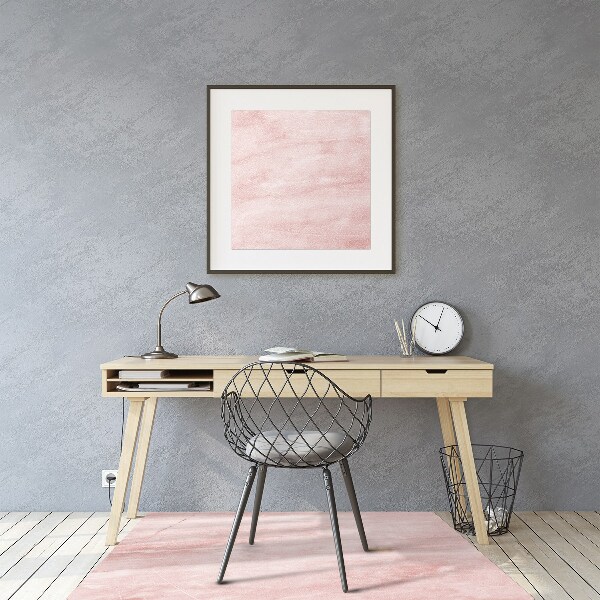 Tapis de chaise de bureau Texture rose