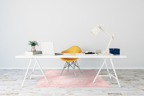 Tapis de chaise de bureau Texture rose
