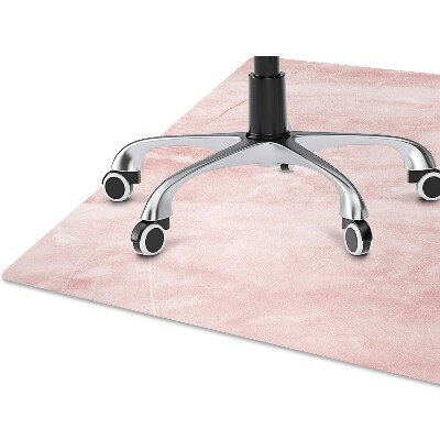 Tapis de chaise de bureau Texture rose