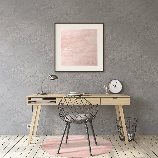 Tapis de chaise de bureau Texture rose