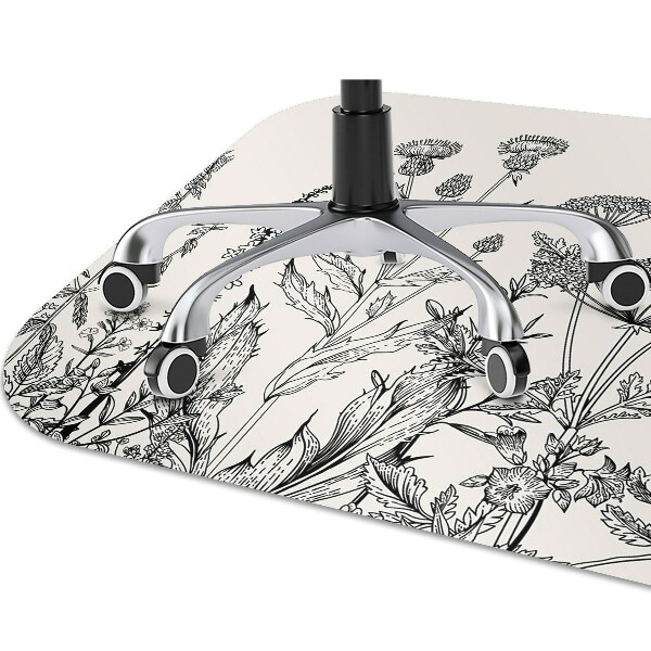 Tapis pour chaise de bureau Prairie solide