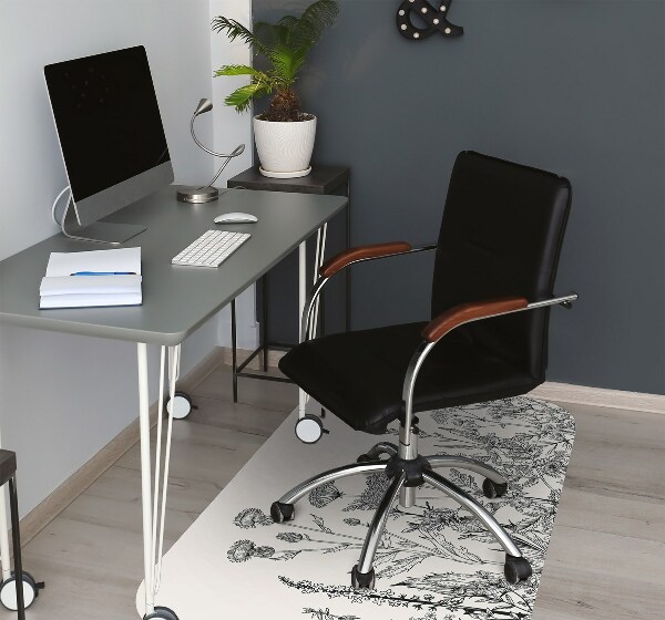 Tapis pour chaise de bureau Prairie solide