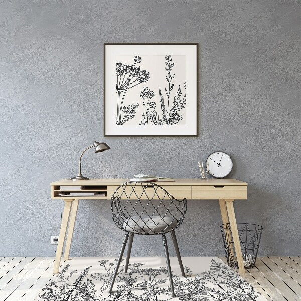 Tapis pour chaise de bureau Prairie solide