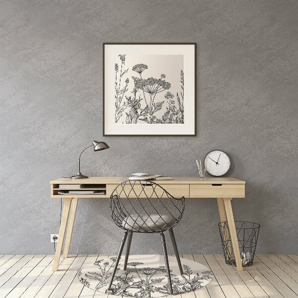 Tapis pour chaise de bureau Prairie solide