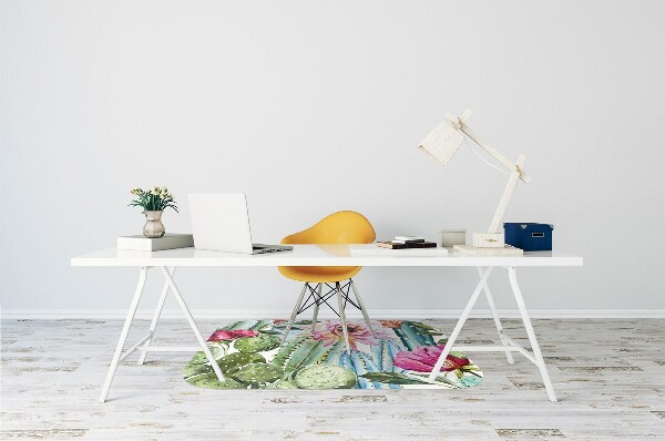 Tapis protège sol Cactus colorés