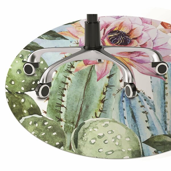 Tapis protège sol Cactus colorés