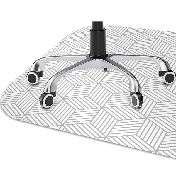 Tapis fauteuil bureau do biura Motif de cubes 3D