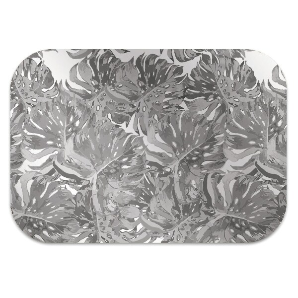 Tapis de chaise Feuilles grises
