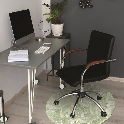 Tapis de chaise de bureau Les feuilles de Monstera