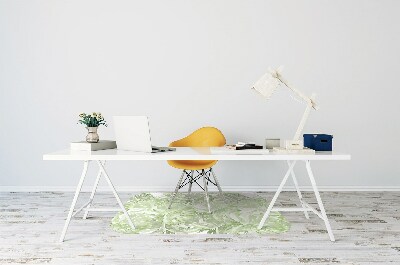 Tapis de chaise de bureau Les feuilles de Monstera