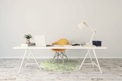 Tapis de chaise de bureau Les feuilles de Monstera