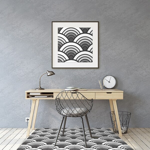 Tapis fauteuil bureau do biura Ombre pétoncle