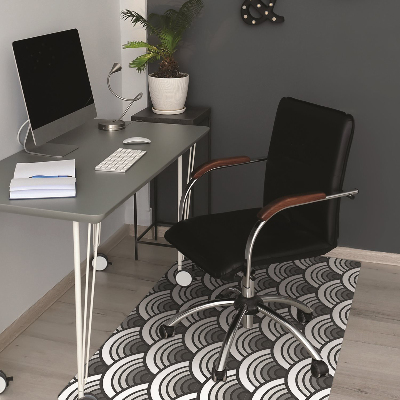 Tapis fauteuil bureau do biura Ombre pétoncle