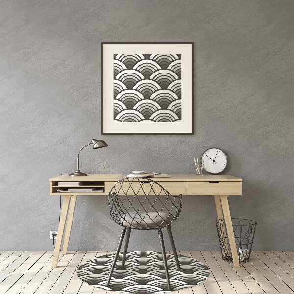 Tapis fauteuil bureau do biura Ombre pétoncle