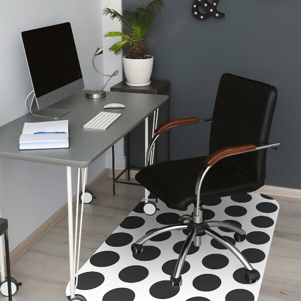 Tapis pour chaise de bureau Motif de points