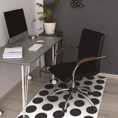 Tapis pour chaise de bureau Motif de points