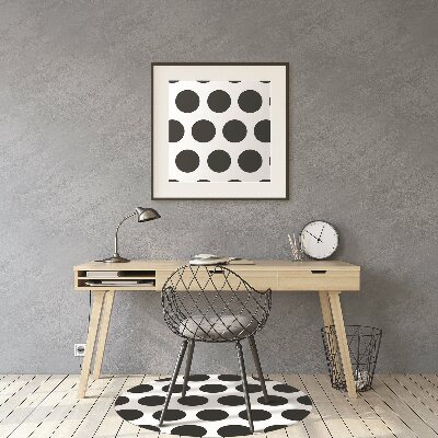 Tapis pour chaise de bureau Motif de points