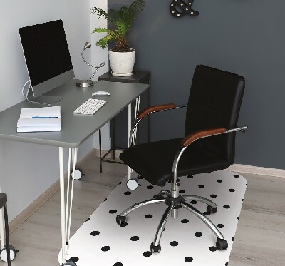 Tapis bureau Points noirs