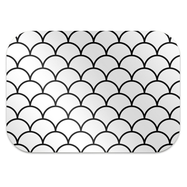 Tapis protège sol Motif de pétoncles
