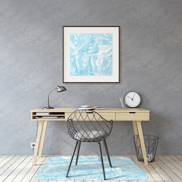 Tapis pour chaise de bureau Feuilles de palmier