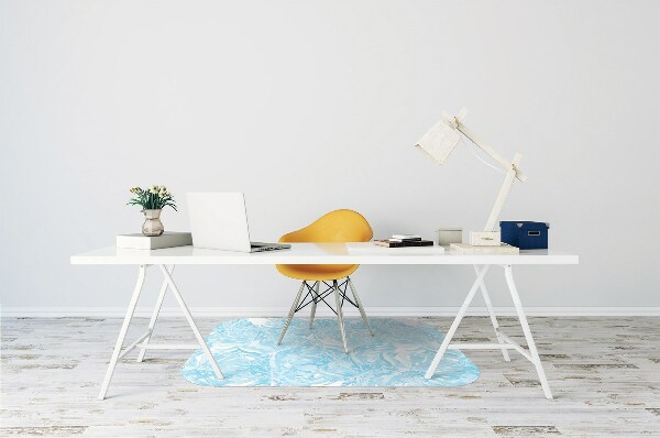 Tapis pour chaise de bureau Feuilles de palmier