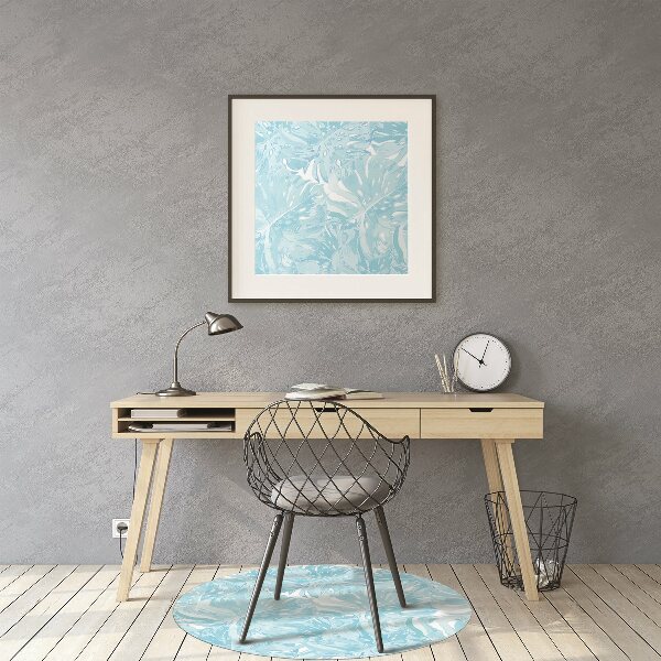 Tapis pour chaise de bureau Feuilles de palmier