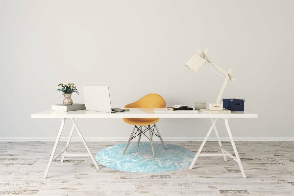 Tapis pour chaise de bureau Feuilles de palmier
