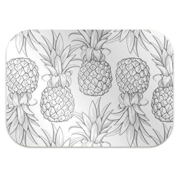 Tapis pour chaise de bureau Motif dans les ananas