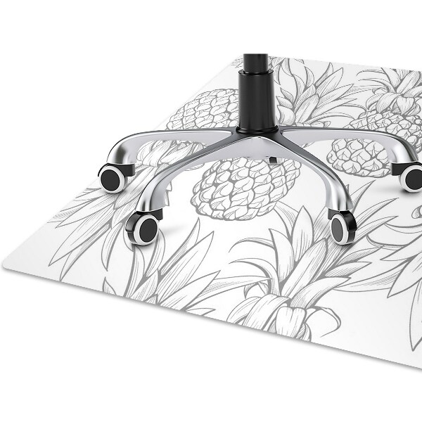 Tapis pour chaise de bureau Motif dans les ananas