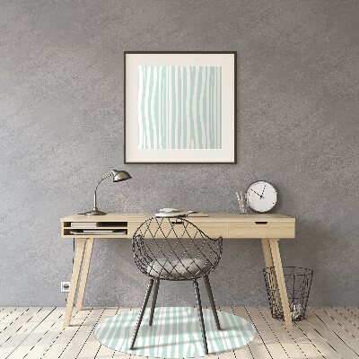 Tapis pour chaise de bureau Modèle de zèbre