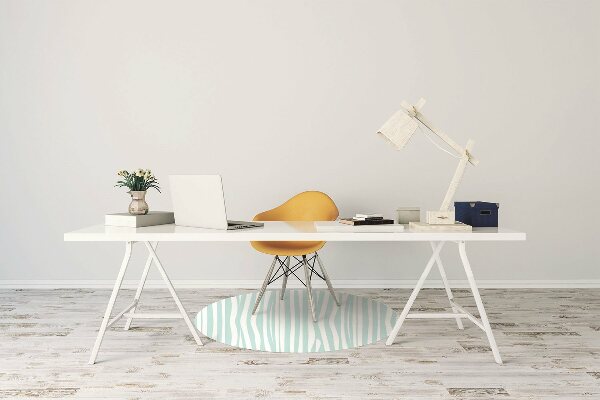 Tapis pour chaise de bureau Modèle de zèbre