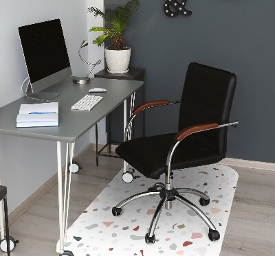 Tapis de chaise de bureau Taches colorées