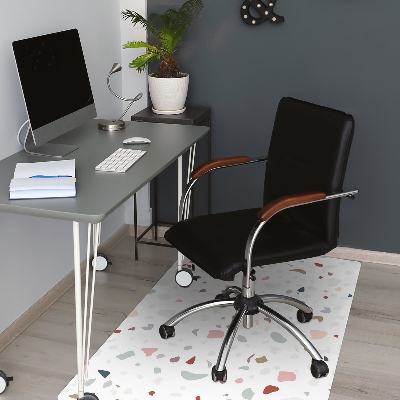 Tapis de chaise de bureau Taches colorées