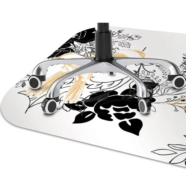 Tapis bureau Oiseaux d'or