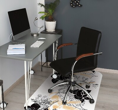 Tapis bureau Oiseaux d'or