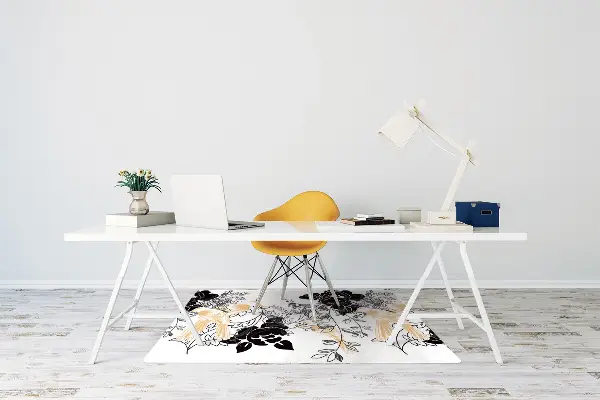 Tapis bureau Oiseaux d'or