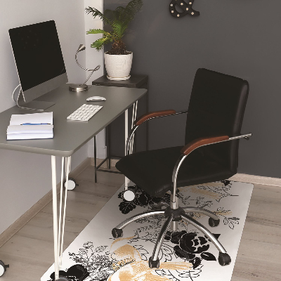 Tapis bureau Oiseaux d'or