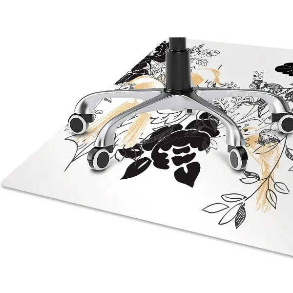 Tapis bureau Oiseaux d'or