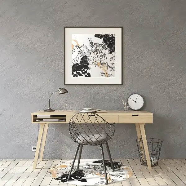 Tapis bureau Oiseaux d'or