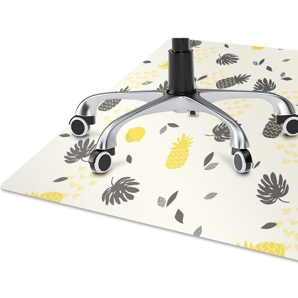 Tapis de chaise de bureau Ananas