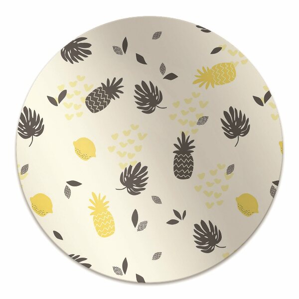 Tapis de chaise de bureau Ananas