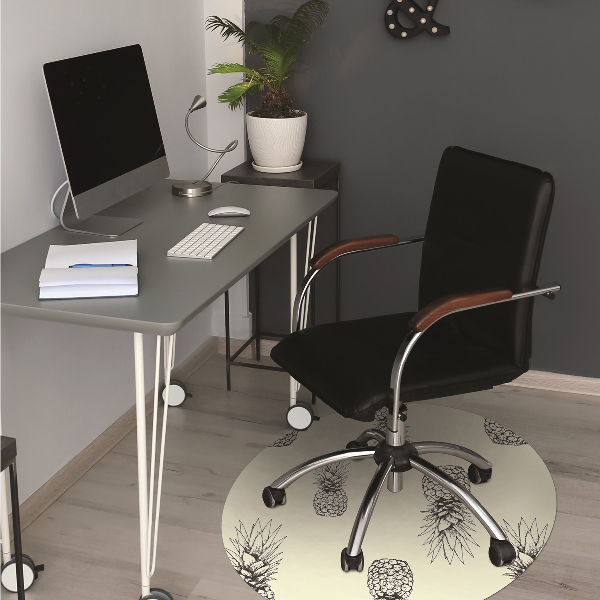 Tapis de chaise Motif d'ananas