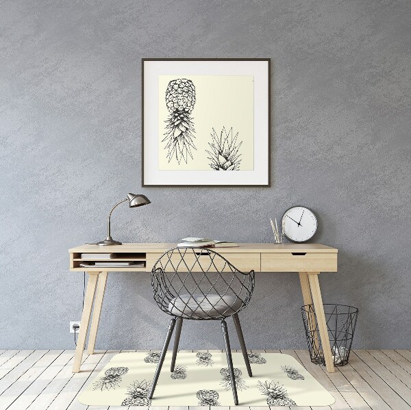 Tapis de chaise Motif d'ananas