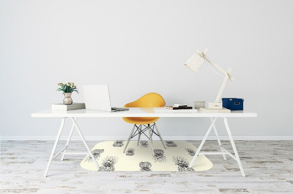 Tapis de chaise Motif d'ananas