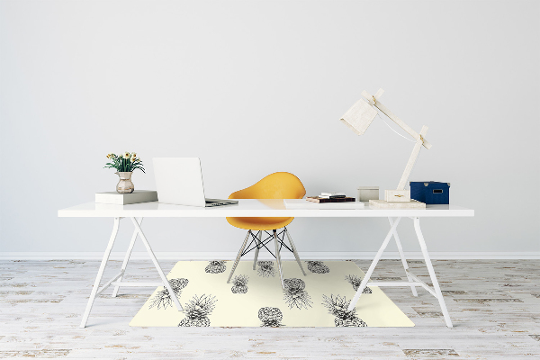 Tapis de chaise Motif d'ananas