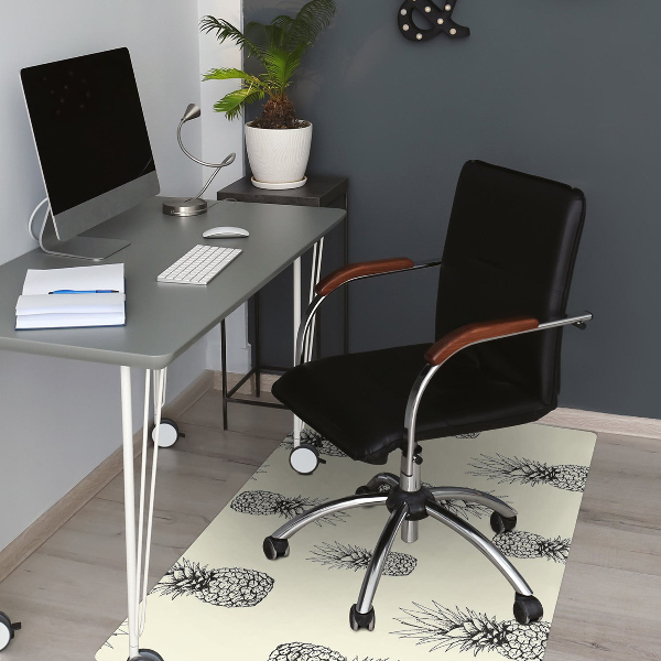 Tapis de chaise Motif d'ananas